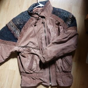 Vintage Adventure Bound Leather Cycle Jacket